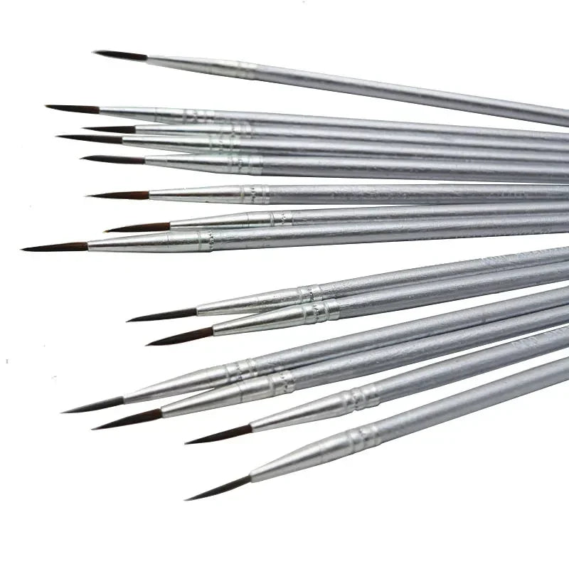 Buy The Best By Artsulli - Art is Long Life Short - 6Pcs/Set Fine Hand-painted Thin Hook Line Pen Drawing #0 #00 #000 Paint Brush Supplies