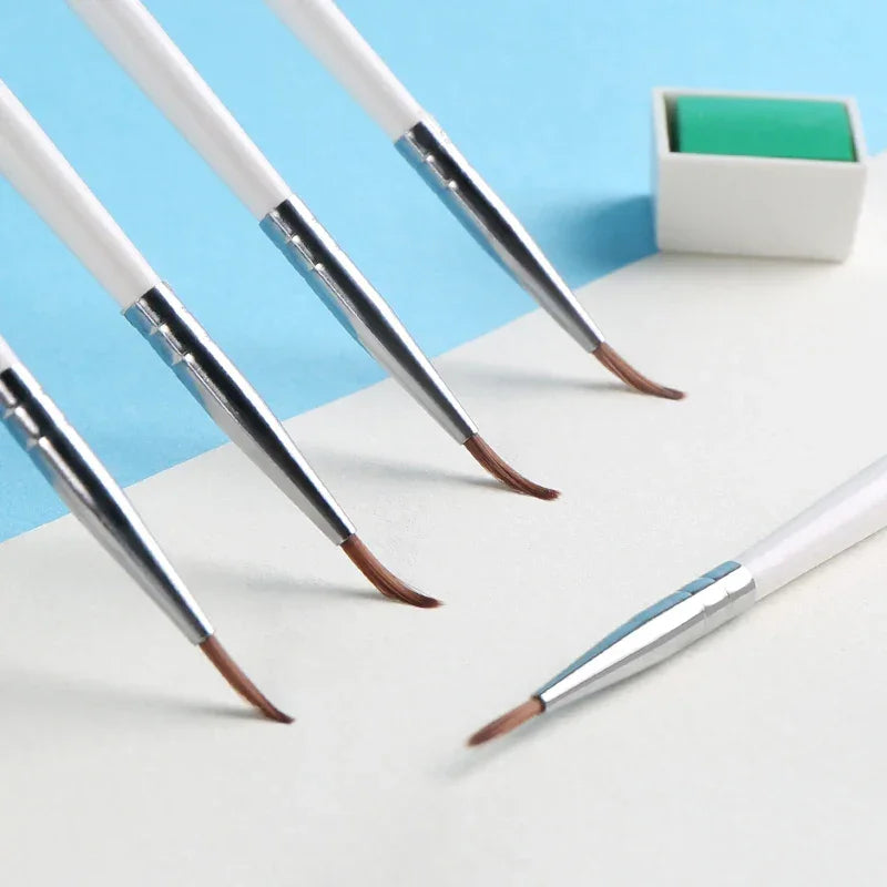 Buy The Best By Artsulli - Art is Long Life Short - 6Pcs/Set Fine Hand-painted Thin Hook Line Pen Drawing #0 #00 #000 Paint Brush Supplies