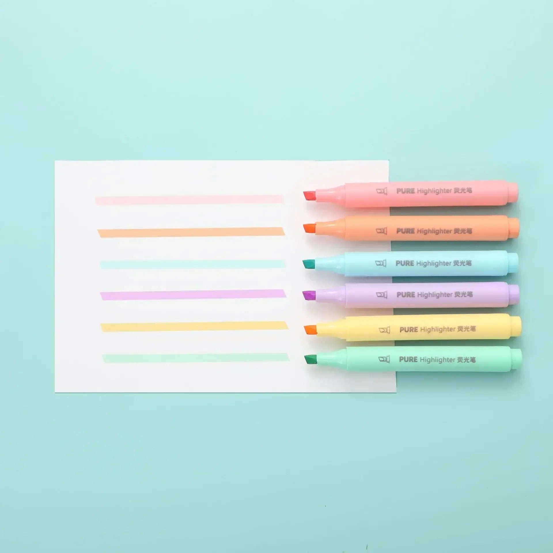 Buy The Best By Artsulli - Art is Long Life Short - 6Pcs/set Pastel Color Macaron Highlighter Pen Marker Pens Fluorescent Drawing