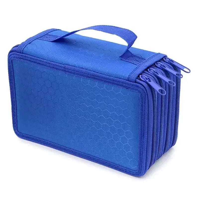 Buy The Best By Artsulli - Art is Long Life Short - 72 Holes 4 Layers Pencil Case Portable Large Capacity Multifunction Bag with Zipper