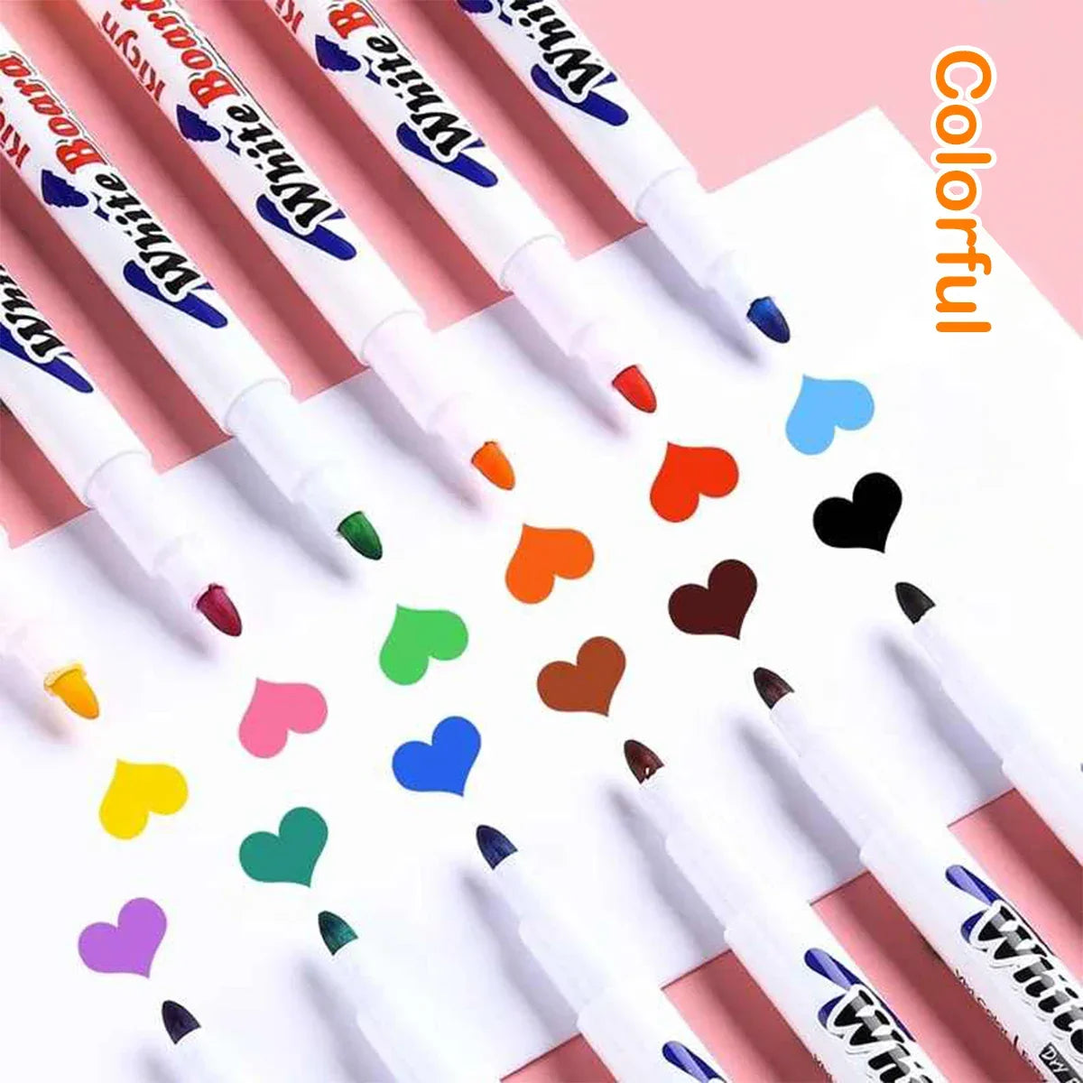 Buy The Best By Artsulli - Art is Long Life Short - 8/12Pcs Color Floating Pen for Water Painting Erasable Whiteboard Stationery School