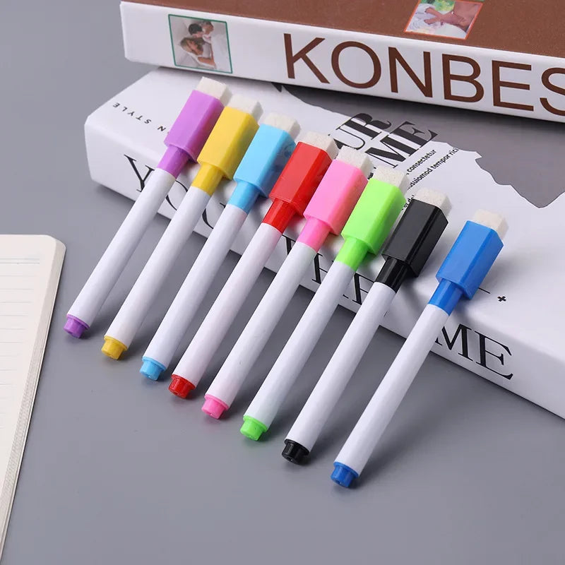 Buy The Best By Artsulli - Art is Long Life Short - 8PCS Erasable Whiteboard Markers Board Marker School Supplies CSB03 - 2026