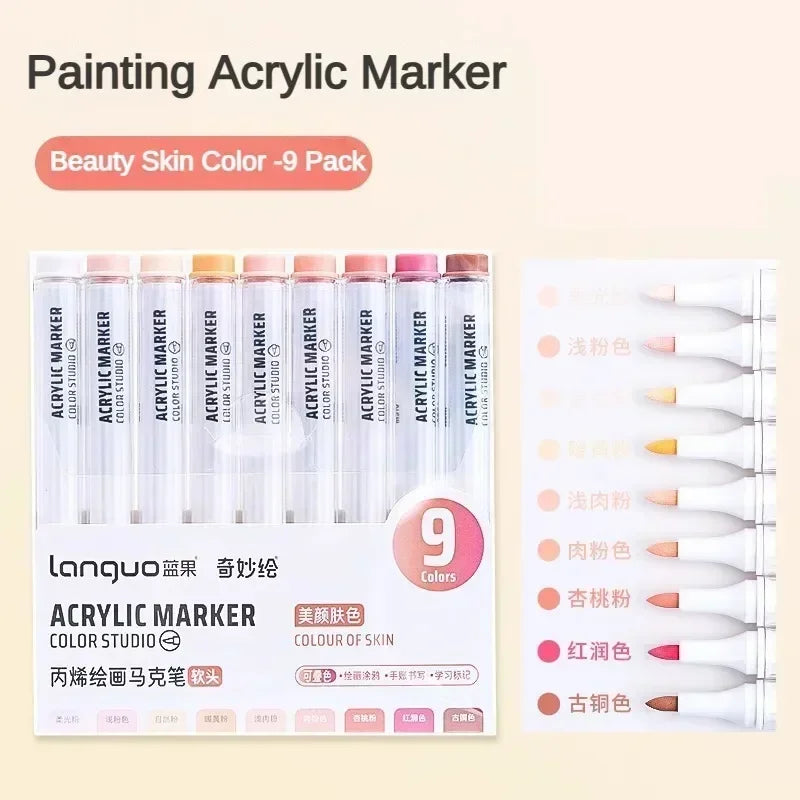 Buy The Best By Artsulli - Art is Long Life Short - 9/144 Colors Acrylic Paint Marker Pen DIY Painting Drawing for Card Ceramic Stone Mug
