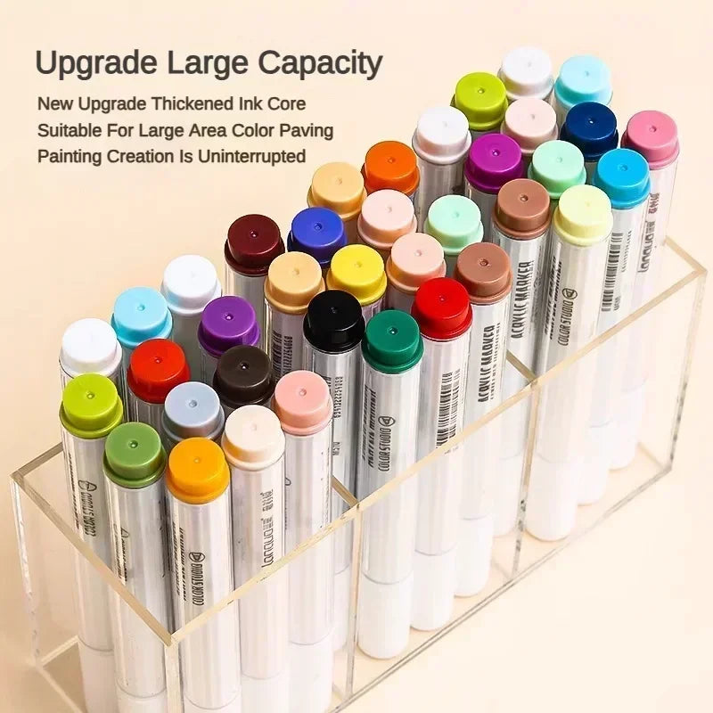 Buy The Best By Artsulli - Art is Long Life Short - 9/144 Colors Acrylic Paint Marker Pen DIY Painting Drawing for Card Ceramic Stone Mug