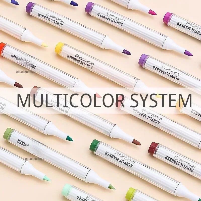 Buy The Best By Artsulli - Art is Long Life Short - 9/144 Colors Acrylic Paint Marker Pen DIY Painting Drawing for Card Ceramic Stone Mug