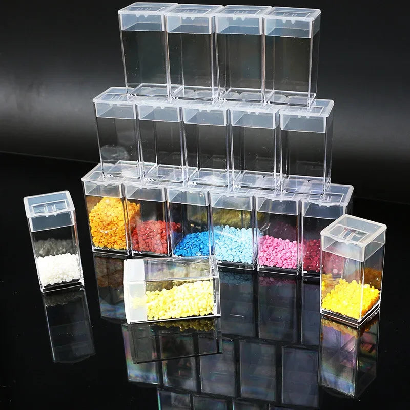 Buy The Best By Artsulli - Art is Long Life Short - A Pcs of 64 Slots Organizer Box Diamond Painting Beads Charms Jewelry Accessories