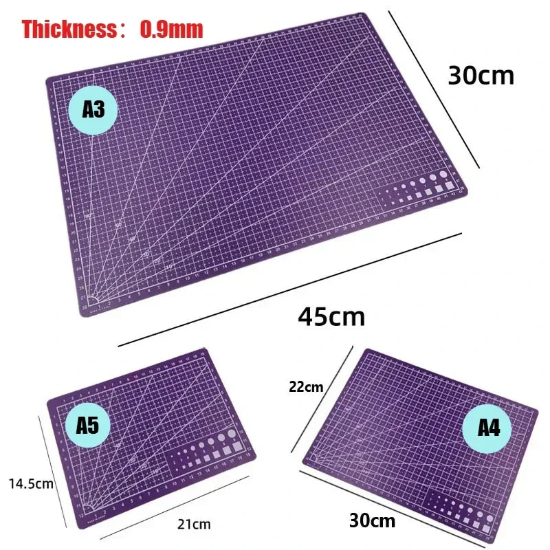 Buy The Best By Artsulli - Art is Long Life Short - A3 A4 A5 Double Sided Self Healing Cutting Mat For DIY Craft Engraving Board Office