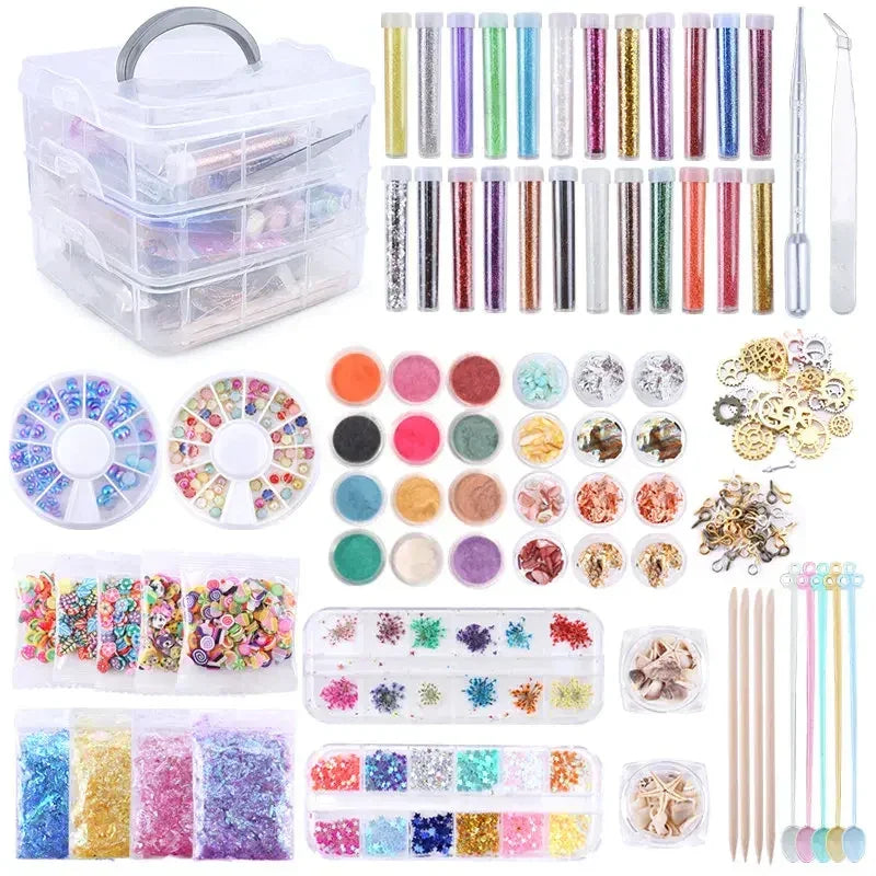 Buy The Best By Artsulli - Art is Long Life Short - All in One Silicone Molds Starter Kit with 1:1 Clear Epoxy Resin for Office Home Decor