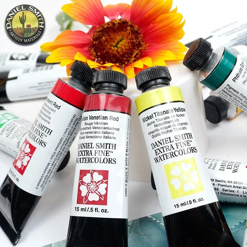 Buy The Best By Artsulli - Art is Long Life Short - American DANIEL SMITH Series 1 Natural Mineral Extra Fine Watercolor Piant 15ml Paint