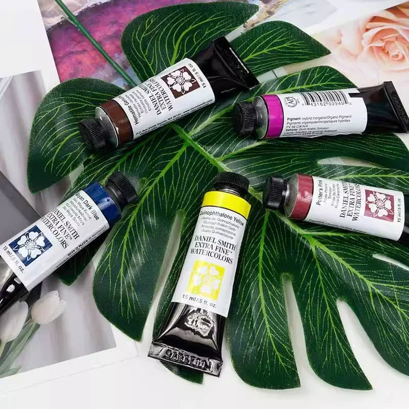 Buy The Best By Artsulli - Art is Long Life Short - American DANIEL SMITH Series2 Natural Mineral Extra Fine Watercolor Piant 15ml Tubes