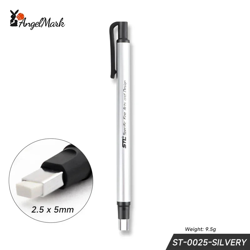 Buy The Best By Artsulli - Art is Long Life Short - AngelMark Eraser Mechanical Rubber Refillable Pen Press Type Sketching Drawing