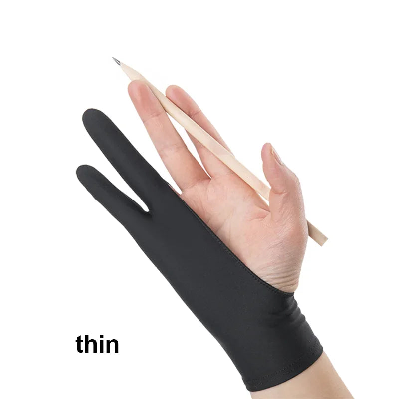 Buy The Best By Artsulli - Art is Long Life Short - Anti-touch Painting Gloves Two-Finger Drawing for iPad Tablet Digital Board Touch