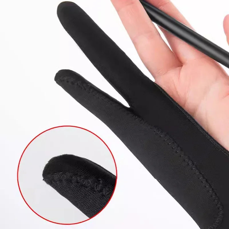 Buy The Best By Artsulli - Art is Long Life Short - Anti-touch Painting Gloves Two-Finger Drawing for iPad Tablet Digital Board Touch