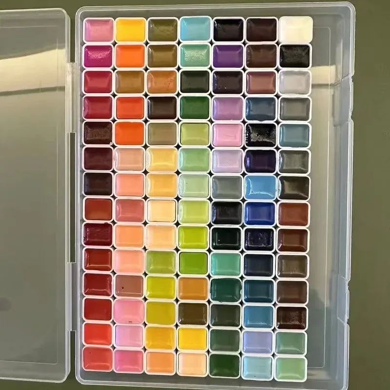 Buy The Best By Artsulli - Art is Long Life Short - Artist watercolor paint 130/98/60/24 colors art set professional drawing pigment