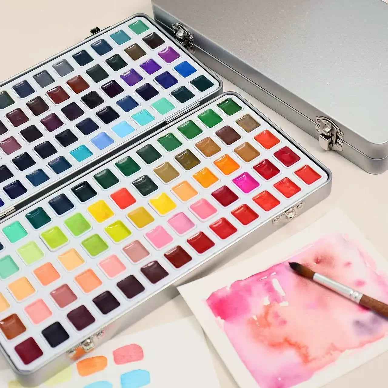 Buy The Best By Artsulli - Art is Long Life Short - artist watercolor paint 24/36/48/60/98/130colors art set professional drawing pigment