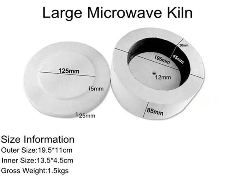 Buy The Best By Artsulli - Art is Long Life Short - Arts crafts sewing DIY jewelry manual making large microwave kiln set fusing glass
