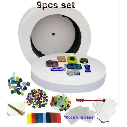 Buy The Best By Artsulli - Art is Long Life Short - Arts crafts sewing DIY jewelry manual making large microwave kiln set fusing glass