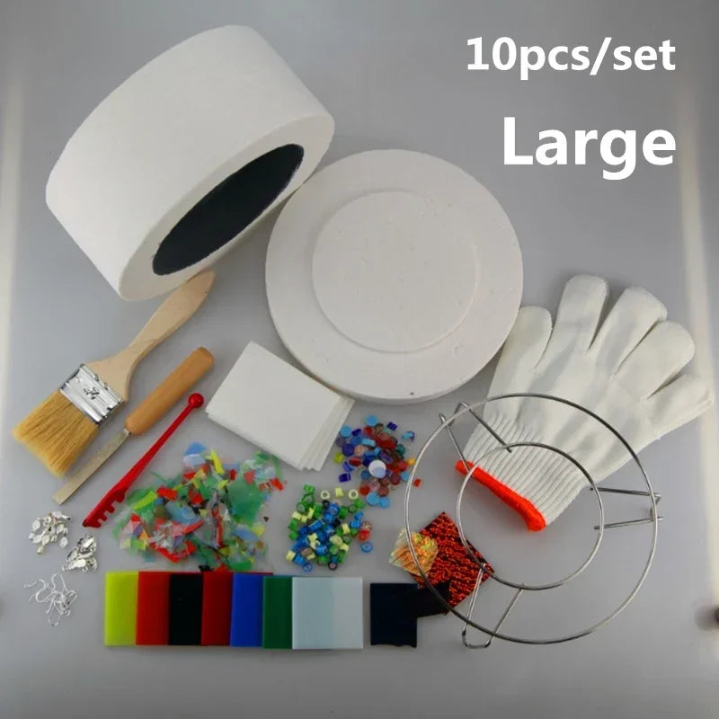 Buy The Best By Artsulli - Art is Long Life Short - Arts crafts sewing DIY jewelry manual making large microwave kiln set fusing glass