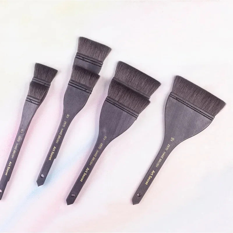 Buy The Best By Artsulli - Art is Long Life Short - ArtSecret High Grade 2570 Watercolor Drawing Big Black Brush Mix Squirrel Hair Wooden