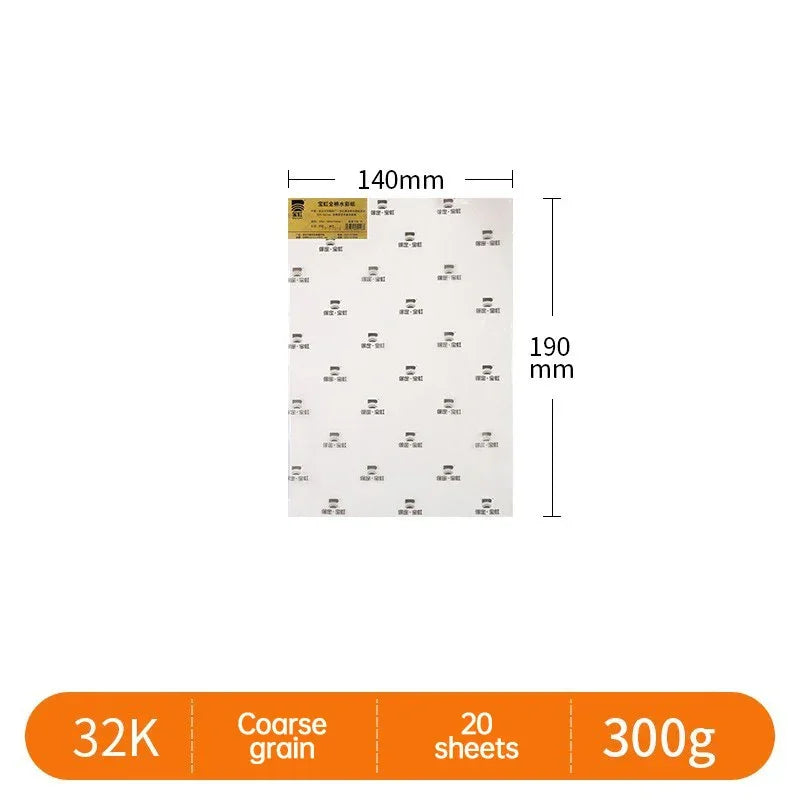 Buy The Best By Artsulli - Art is Long Life Short - Baohong 300g 100% Cotton Artist Watercolor Drawing Paper Pad 20sheets Aquarell