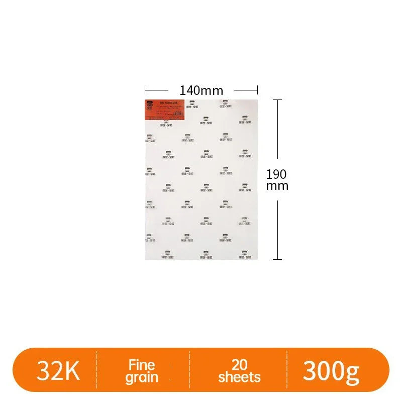Buy The Best By Artsulli - Art is Long Life Short - Baohong 300g 100% Cotton Artist Watercolor Drawing Paper Pad 20sheets Aquarell