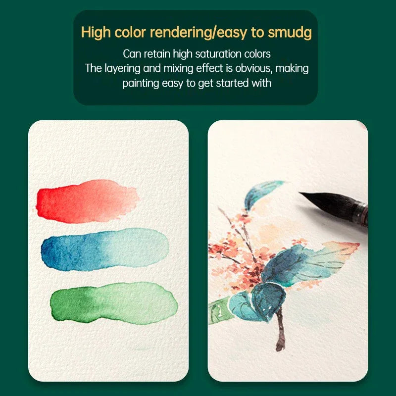 Buy The Best By Artsulli - Art is Long Life Short - Baohong 300g 100% Cotton Artist Watercolor Drawing Paper Pad 20sheets Aquarell