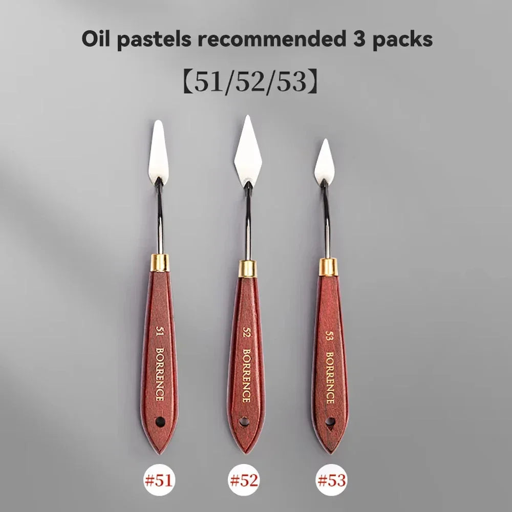 Buy The Best By Artsulli - Art is Long Life Short - Borrence 1/3/5/7pcs/Set Stainless Steel Oil Painting Knife Artist Spatula Tools