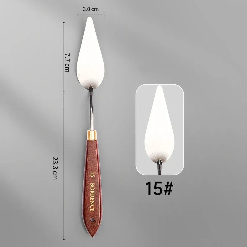 Buy The Best By Artsulli - Art is Long Life Short - Borrence 1/3/5/7pcs/Set Stainless Steel Oil Painting Knife Artist Spatula Tools