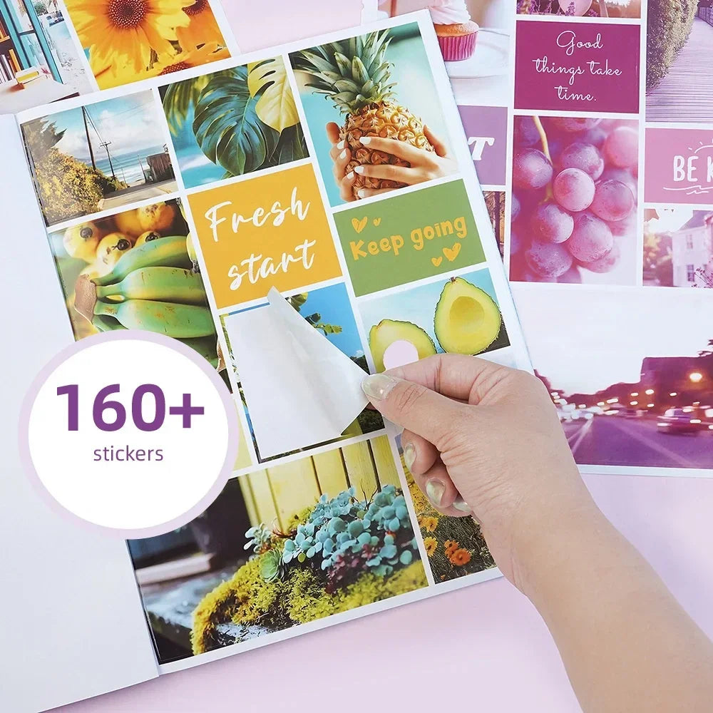 Buy The Best By Artsulli - Art is Long Life Short - Bview Vision Board Kit: Dream Inspiration Stickers Cutouts & Book for Goal Setting