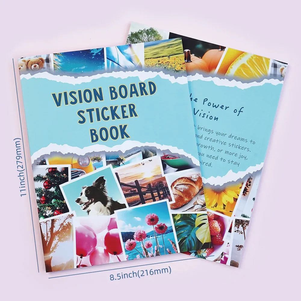 Buy The Best By Artsulli - Art is Long Life Short - Bview Vision Board Kit: Dream Inspiration Stickers Cutouts & Book for Goal Setting
