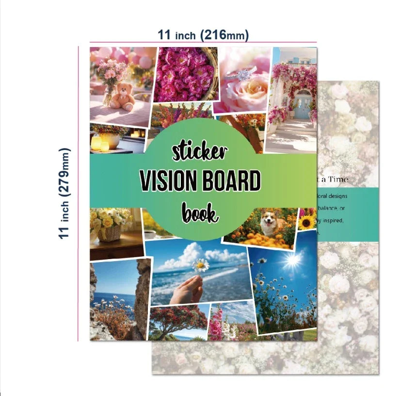 Buy The Best By Artsulli - Art is Long Life Short - Bview Vision Board Kit: Dream Inspiration Stickers Cutouts & Book for Goal Setting