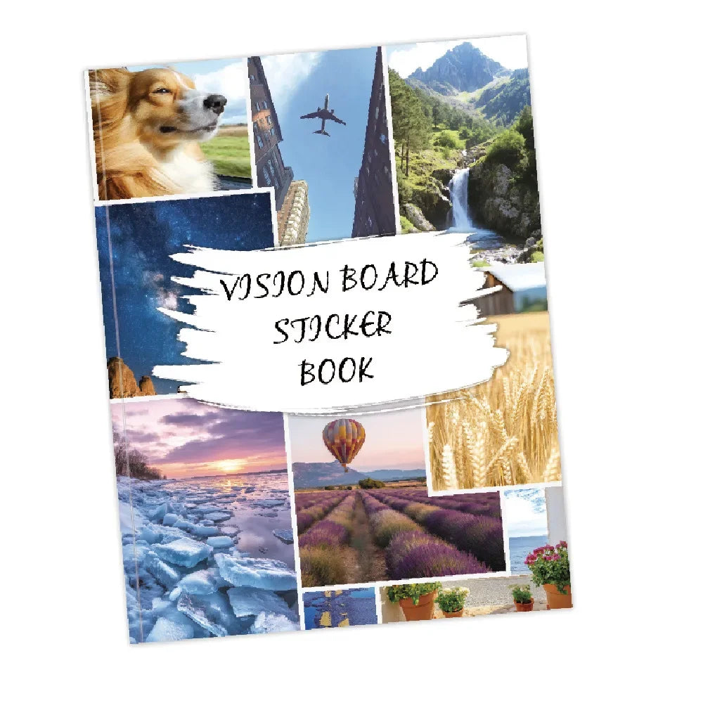 Buy The Best By Artsulli - Art is Long Life Short - Bview Vision Board Kit: Dream Inspiration Stickers Cutouts & Book for Goal Setting