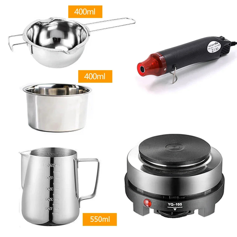 Buy The Best By Artsulli - Art is Long Life Short - Candle Making Supplies For DIY Art&Crafts Adults,Beginner Electric Stove Hot air gun