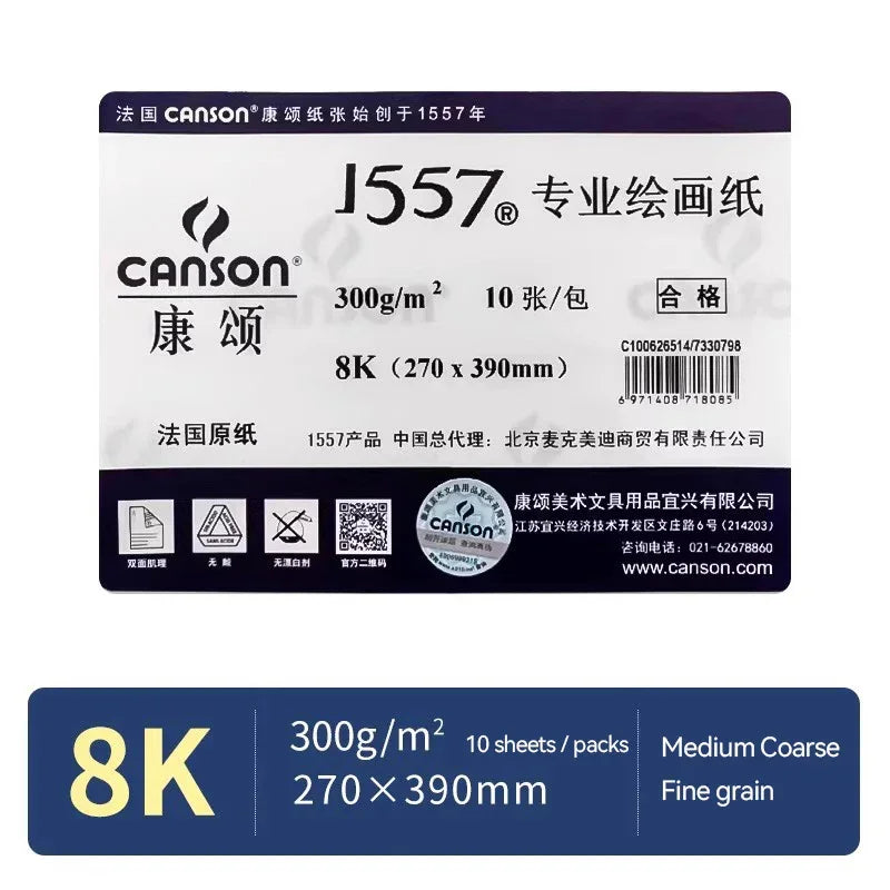 Buy The Best By Artsulli - Art is Long Life Short - canson 1557 Watercolor Paper 300g/m2 Water Color Painting A3/A4/A5/8K Hand Painted Book