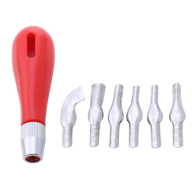 Buy The Best By Artsulli - Art is Long Life Short - Carving Tool Practical Beginner DIY Portable ABS LInoleum Cutter Supplies Ergonomic