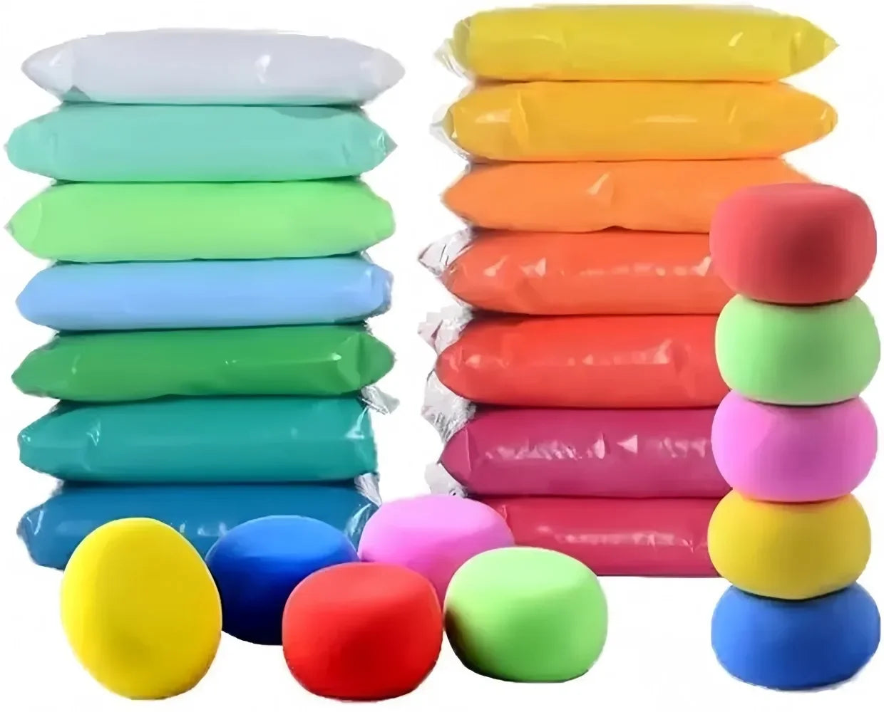 Buy The Best By Artsulli - Art is Long Life Short - Children Ultra Light Clay DIY Set 36 Colors Super Soft Air Dry Modeling for Toys