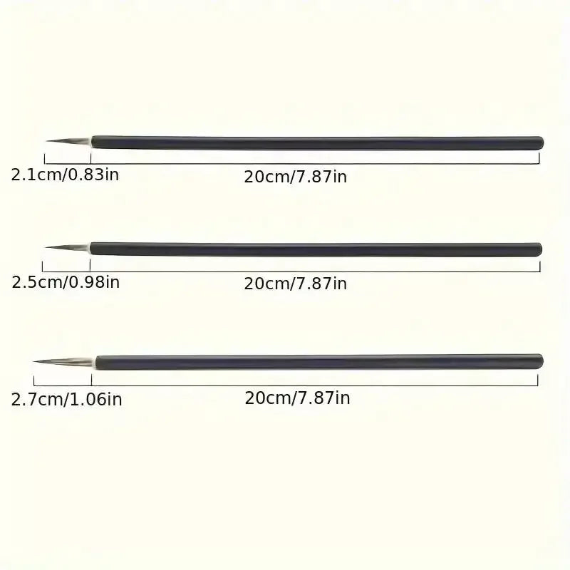 Buy The Best By Artsulli - Art is Long Life Short - Chinese Calligraphy Brush Set Weasel/Mouse/Stone Badger Hair Fine Hook Line Paint