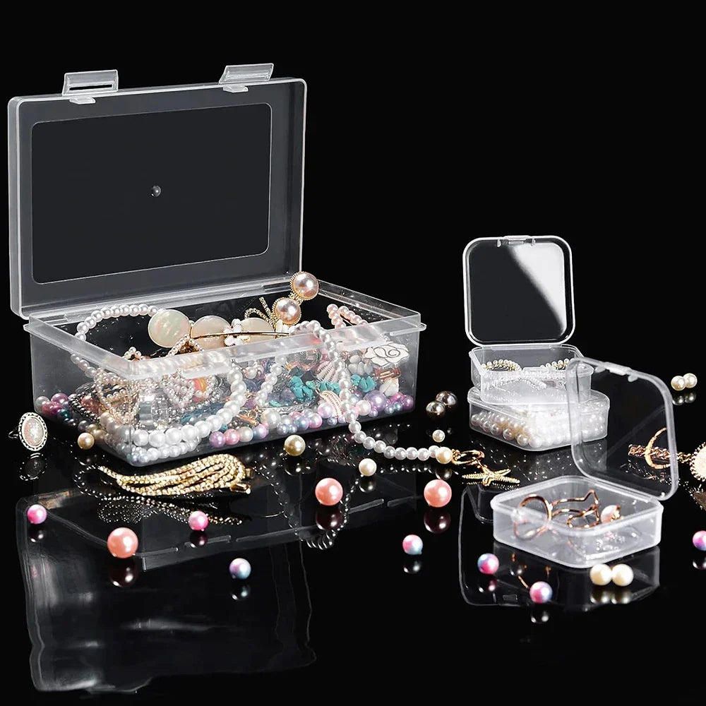 Buy The Best By Artsulli - Art is Long Life Short - Clear Plastic Storage Box Handmade Material Beading DIY Crafts Jewelry Supplies 12 14