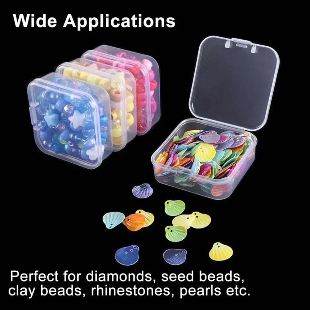 Buy The Best By Artsulli - Art is Long Life Short - Clear Plastic Storage Box Handmade Material Beading DIY Crafts Jewelry Supplies 12 14