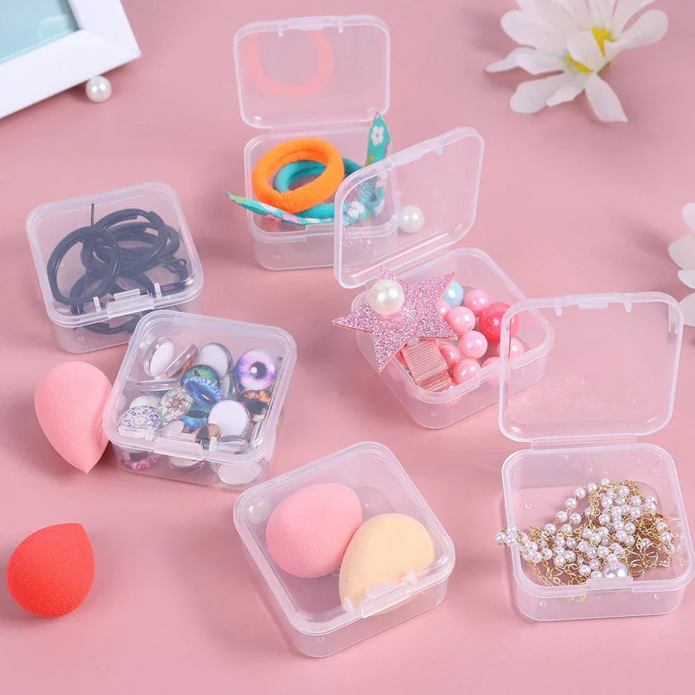 Buy The Best By Artsulli - Art is Long Life Short - Clear Plastic Storage Box Handmade Material Beading DIY Crafts Jewelry Supplies 12 14