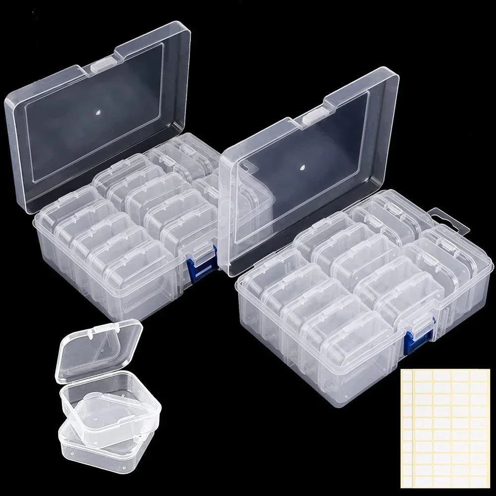Buy The Best By Artsulli - Art is Long Life Short - Clear Plastic Storage Box Handmade Material Beading DIY Crafts Jewelry Supplies 12 14