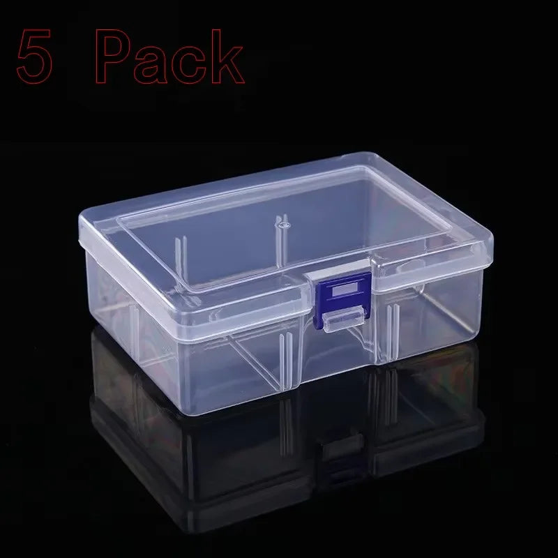 Buy The Best By Artsulli - Art is Long Life Short - Clear Plastic Storage Box with Flap Lid Multipurpose Craft Organizers Supply Sewing