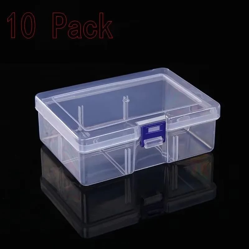 Buy The Best By Artsulli - Art is Long Life Short - Clear Plastic Storage Box with Flap Lid Multipurpose Craft Organizers Supply Sewing