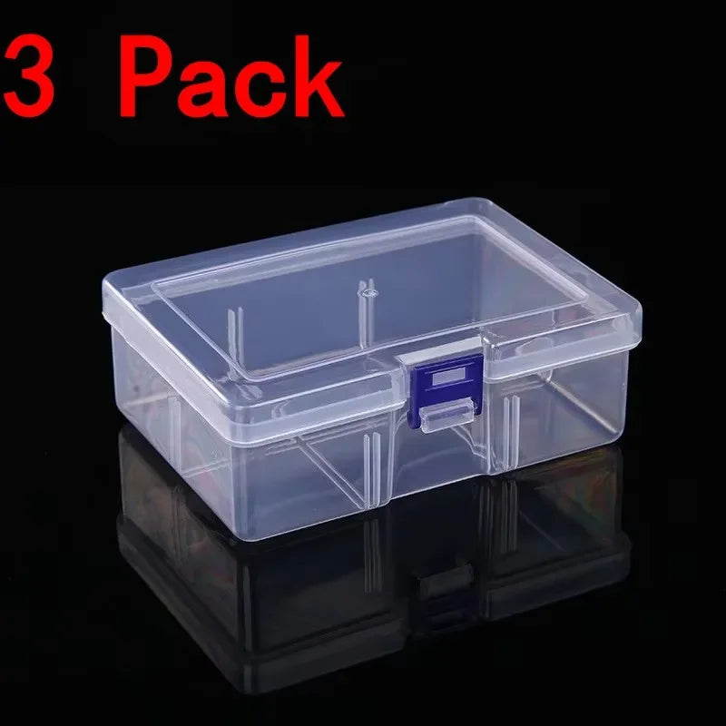 Buy The Best By Artsulli - Art is Long Life Short - Clear Plastic Storage Box with Flap Lid Multipurpose Craft Organizers Supply Sewing