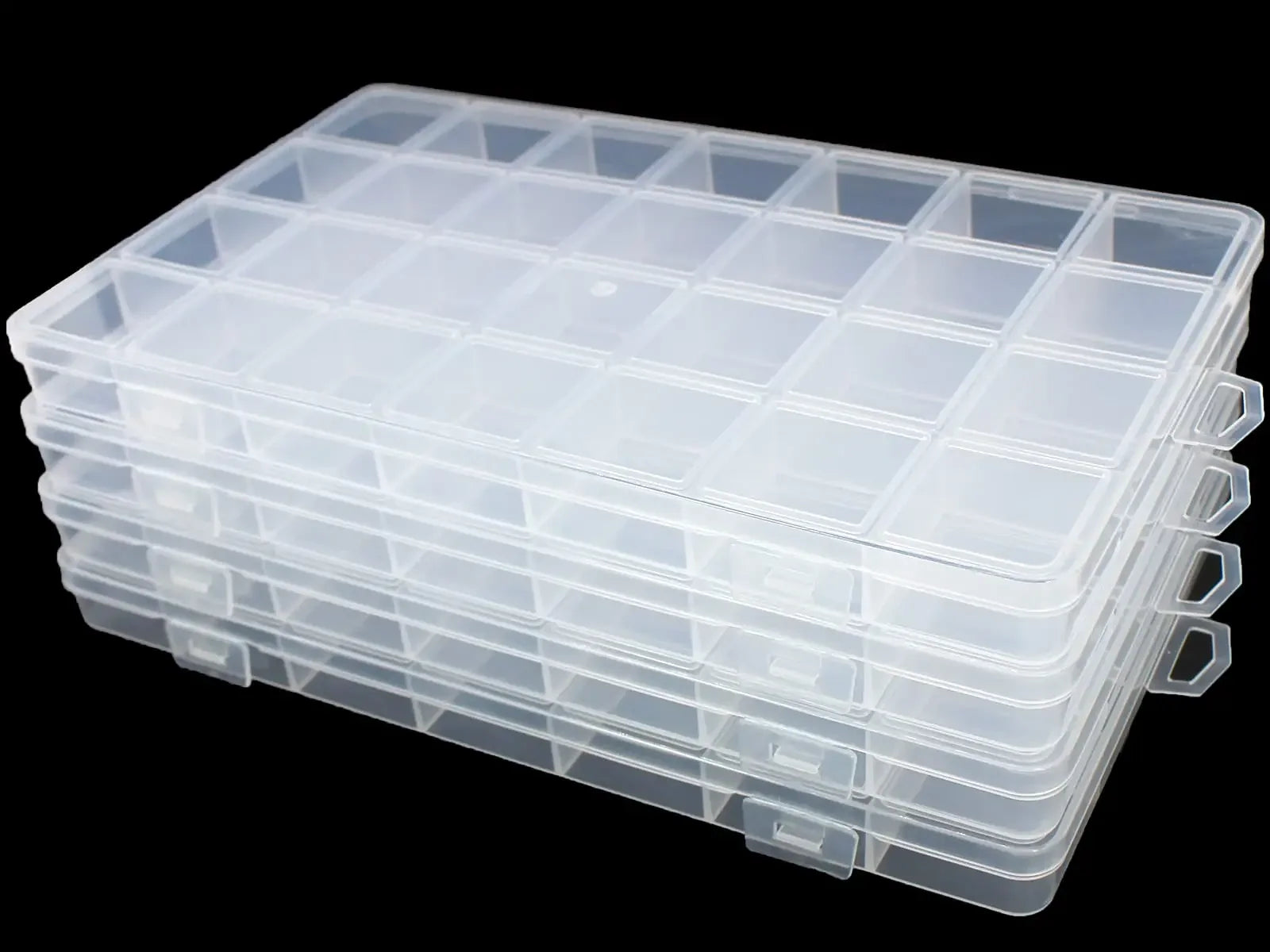 Buy The Best By Artsulli - Art is Long Life Short - Clear Plastic Storage Box with Flap Lid Multipurpose Craft Organizers Supply Sewing