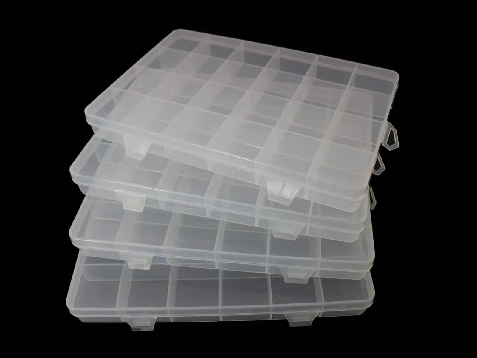 Buy The Best By Artsulli - Art is Long Life Short - Clear Plastic Storage Box with Flap Lid Multipurpose Craft Organizers Supply Sewing