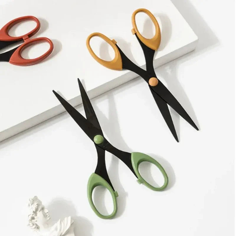 Buy The Best By Artsulli - Art is Long Life Short - Color Scissor Stainless Steel Blade Safe Design Paper Cutting Scissors for Fine Diary