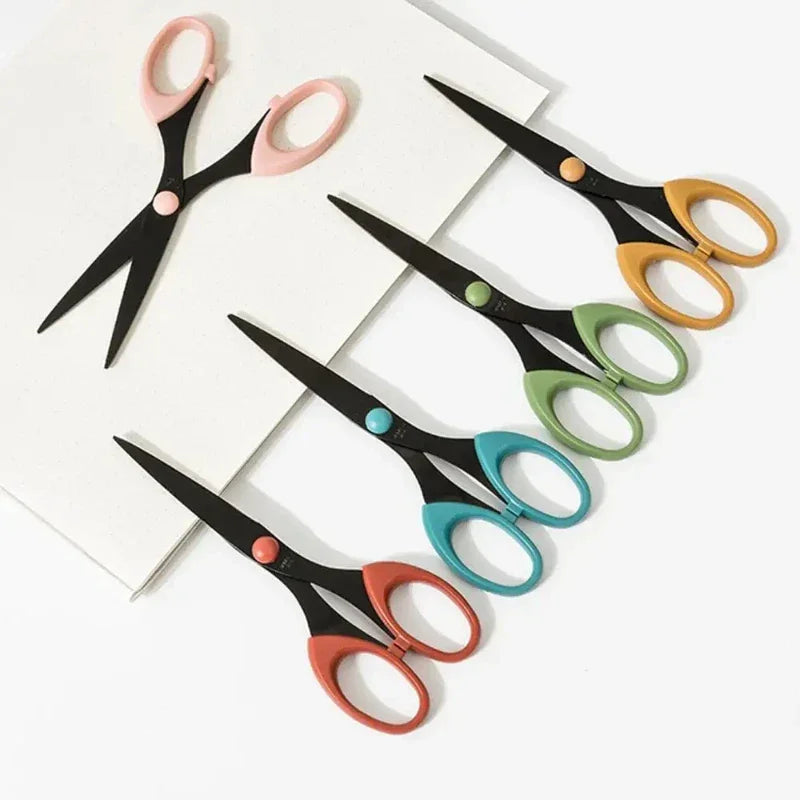 Buy The Best By Artsulli - Art is Long Life Short - Color Scissor Stainless Steel Blade Safe Design Paper Cutting Scissors for Fine Diary