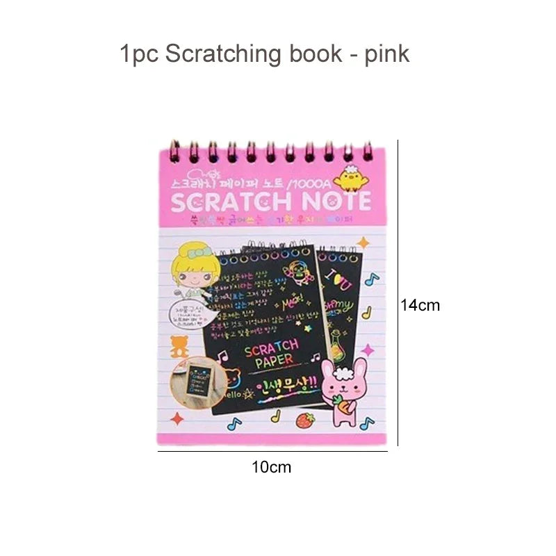Buy The Best By Artsulli - Art is Long Life Short - Colorful Scratch Paper Drawing Template Office Educational Supplies Teaching Aids