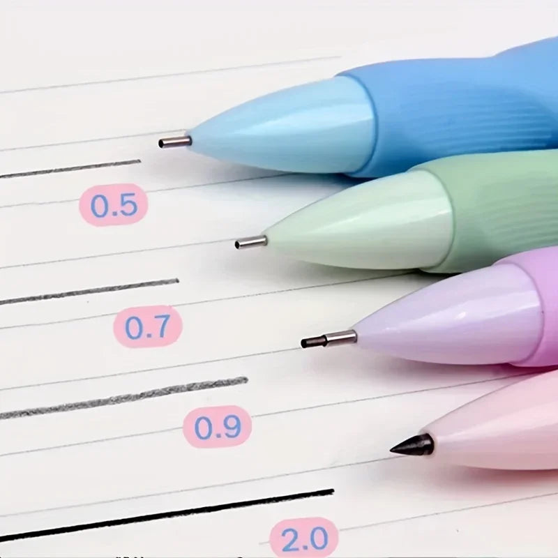 Buy The Best By Artsulli - Art is Long Life Short - Comfortable Grip Mechanical Pencil Set 0.5/0.7/0.9/2.0MM Leads 2B Writing Office